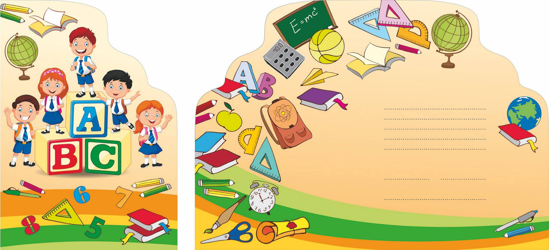 Dyplom szkolny ABC A4 10 sztuk 250g Argo