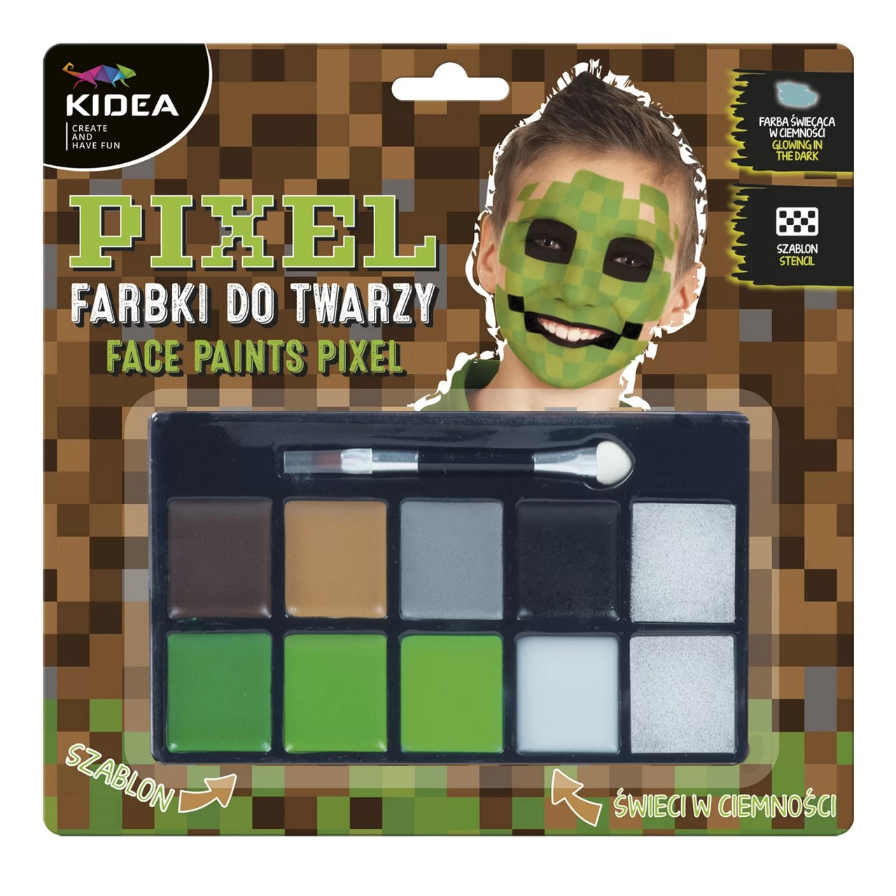Farbki do twarzyFarbki do twarzy zestaw Pixel Kidea / Derform
