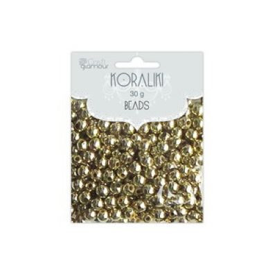 Koraliki złote 5mm (40g) GRKO-001 Dalprint