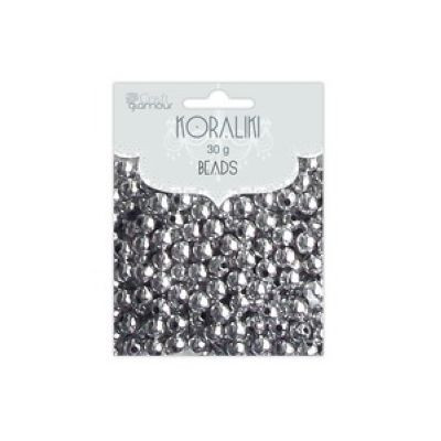 Koraliki 5mm 40g srebrne GRKO-002 Dalprint