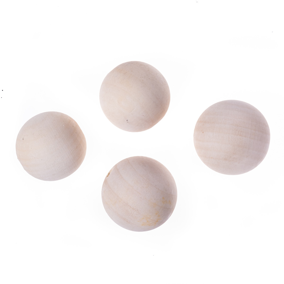 Drewniane koraliki kulki 40mm 4szt GRKO-113 Dalprint