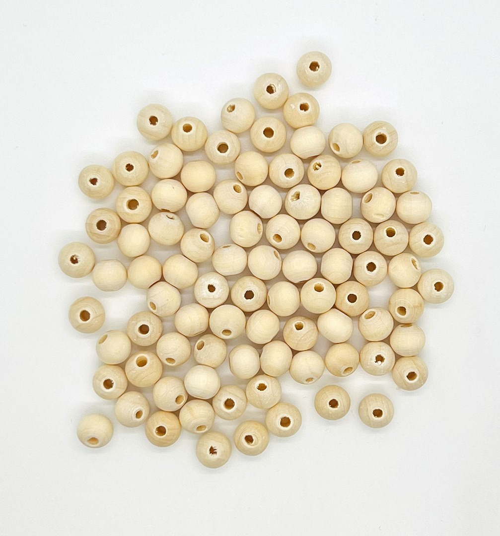 Drewniane koraliki kulki 10mm 40g GRKO-117 Dalprint