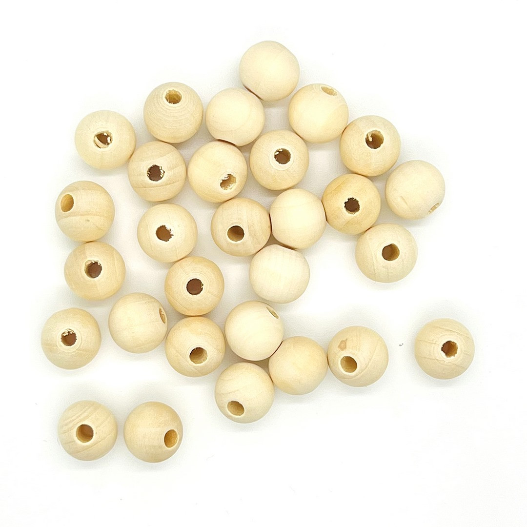 Drewniane koraliki kulki 16mm 40g GRKO-118 Dalprint