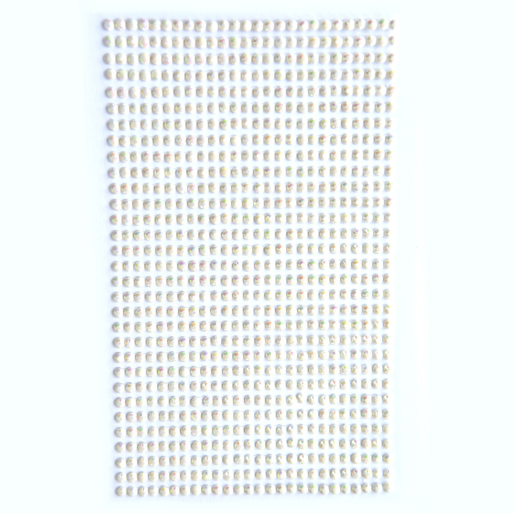 Kryształki samoprzylepne 3 mm (806 szt.) Opalizujące GRKR-048 Dalprint