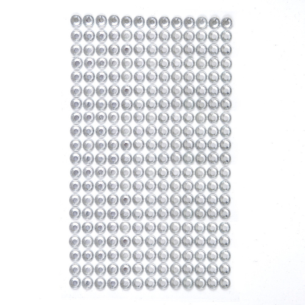 Kryształki samoprzylepne 6 mm (260 szt.) Krystaliczne GRKR-049 Dalprint