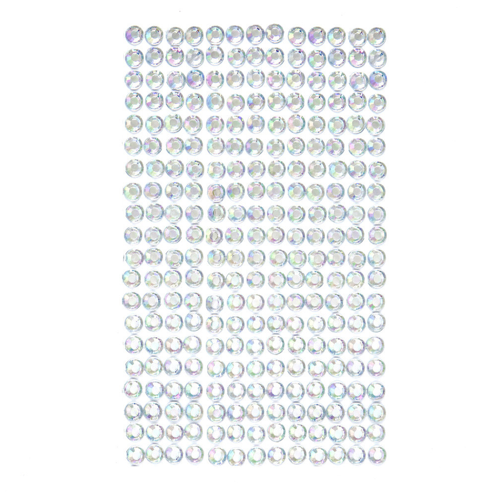 Kryształki samoprzylepne 6 mm (260 szt.) Opalizujące GRKR-050 Dalprint