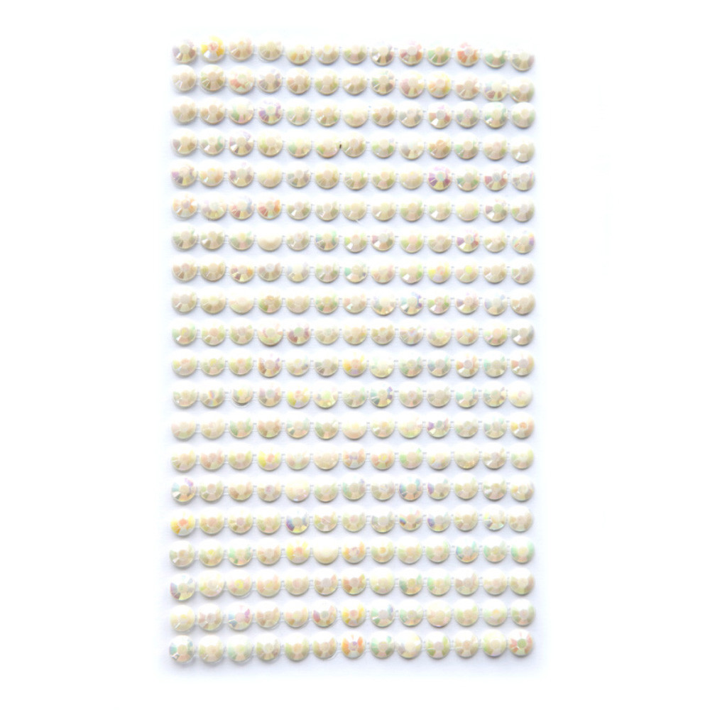 Kryształki samoprzylepne 6 mm (260 szt.) Opalizujące GRKR-059 Dalprint