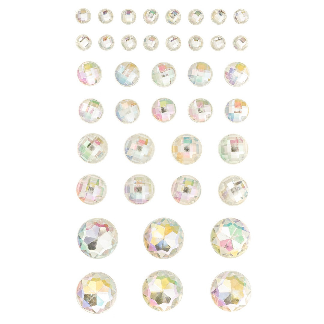 Kryształki samoprzylepne 40szt Opal GRKR-081 Dalprint