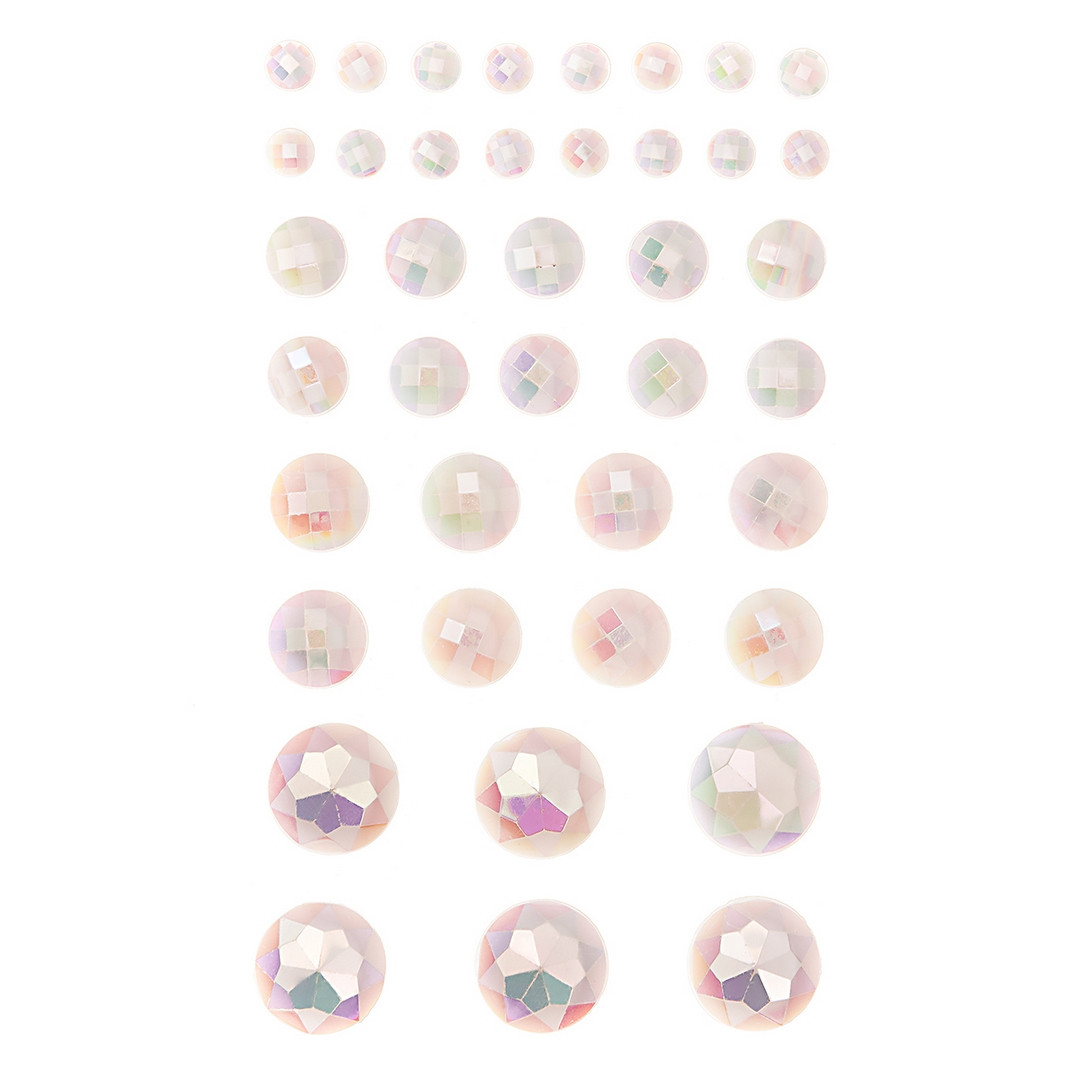 Kryształki samoprzylepne 40szt Opalescent Cream GRKR-082 Dalprint