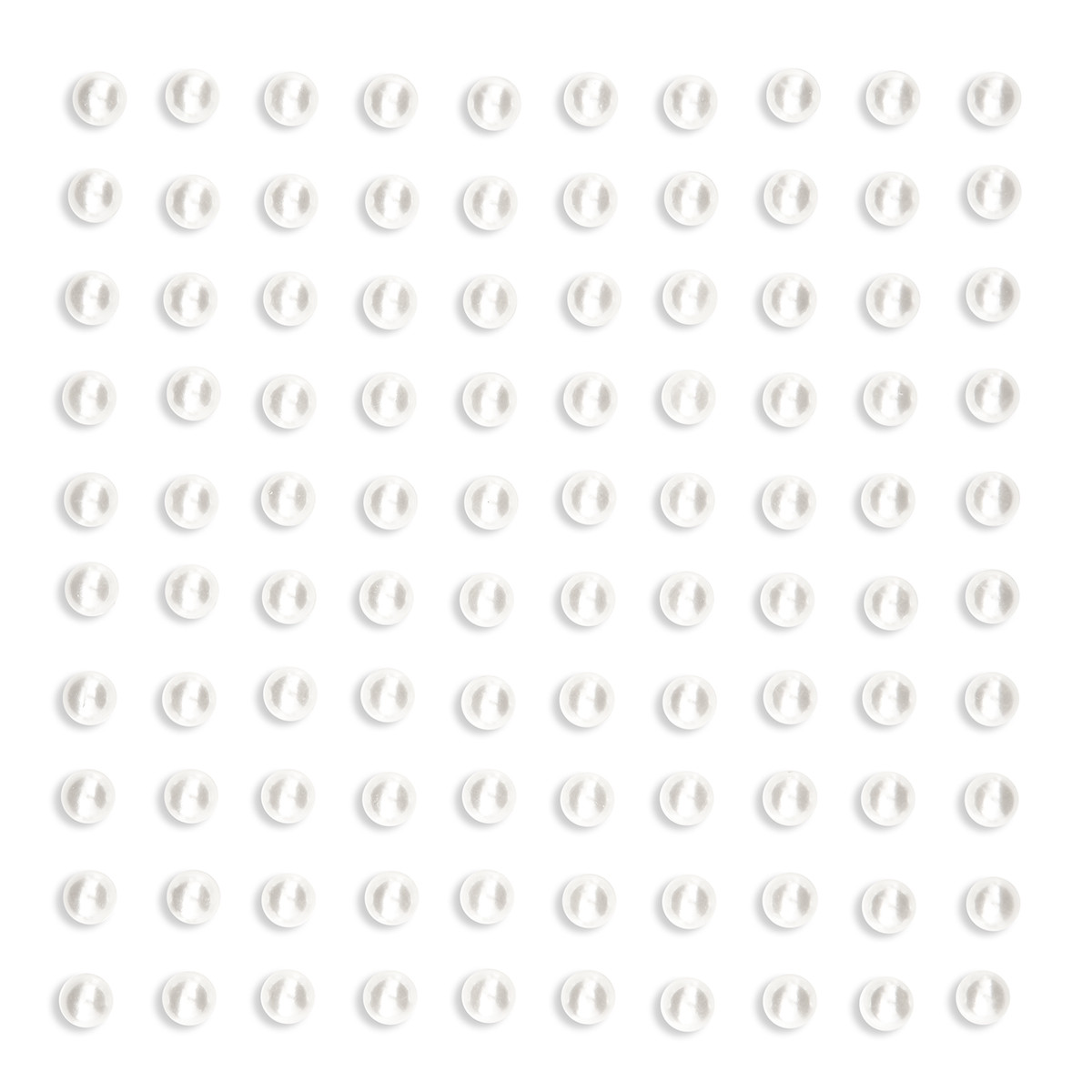 Perły samoprzylepne 5 mm (100 szt.) Białe GRPE-003 Dalprint