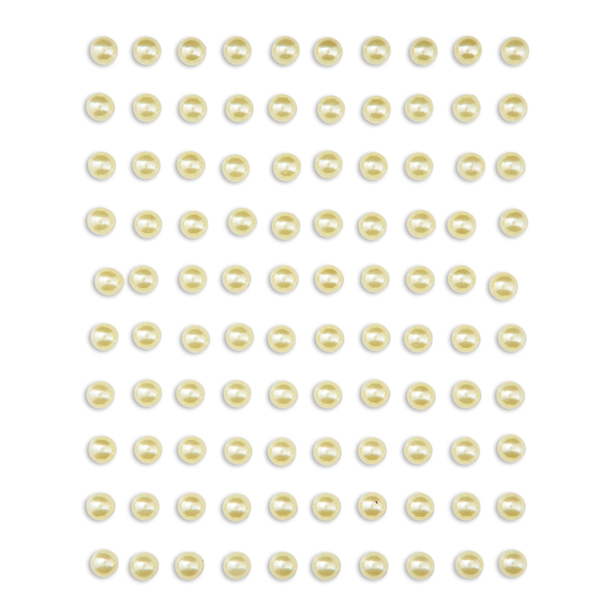 Perły samoprzylepne 5 mm (100 szt.) Cytrynowe GRPE-006 Dalprint