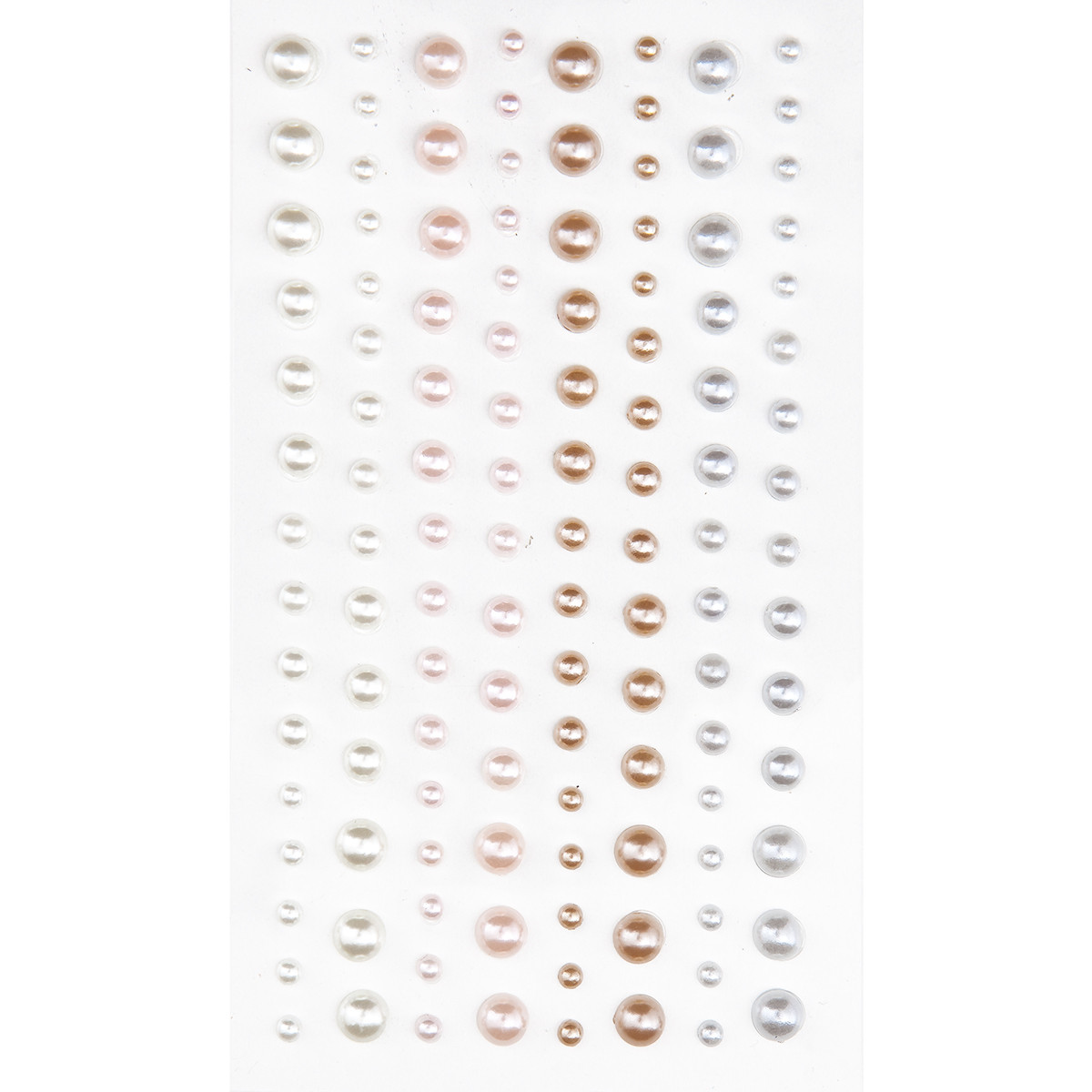 Perły samoprzylepne (120 szt.)  Mocca Cream GRPE-016 Dalprint