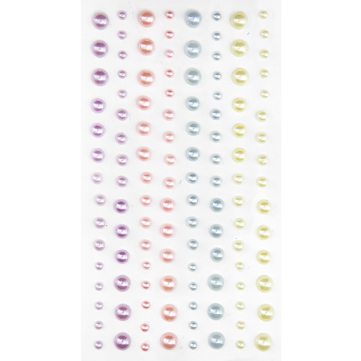 Perły samoprzylepne (120 szt.) Pastel Candies GRPE-017 Dalprint