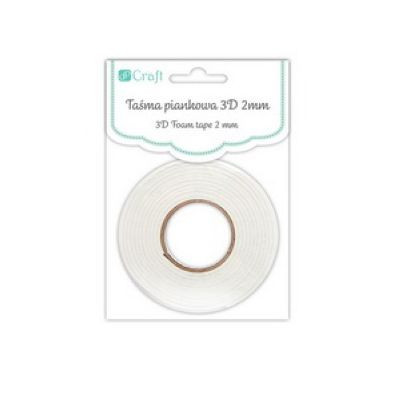 Taśma piankowa 3D 2 mm 0,5 cm x 2,2 m GSTA-010 Dalprint