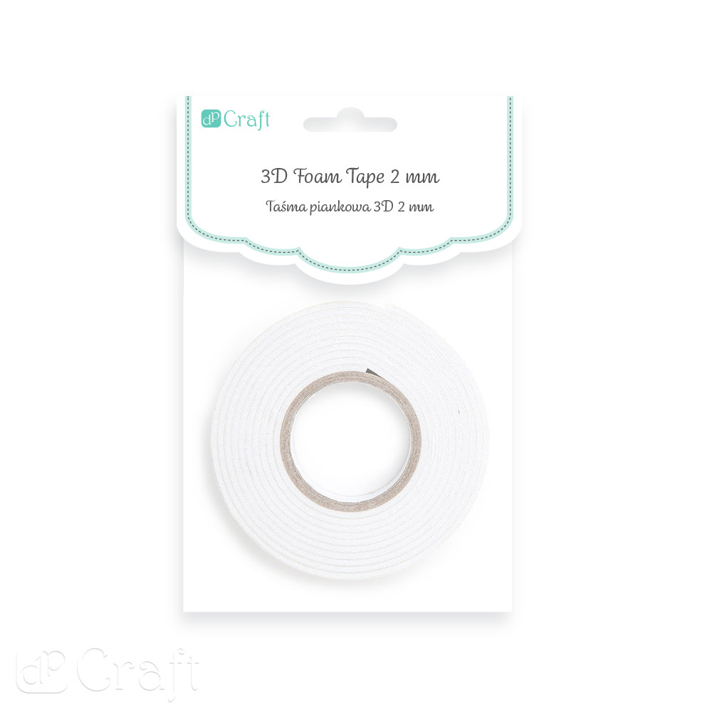 Taśma piankowa 3D 2 mm  1,5 cm x 2,2 m GSTA-012 Dalprint