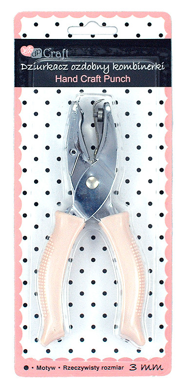 Dziurkacz ozdobny kombinerki 3 mm Kółko JCDK-001 Dalprint