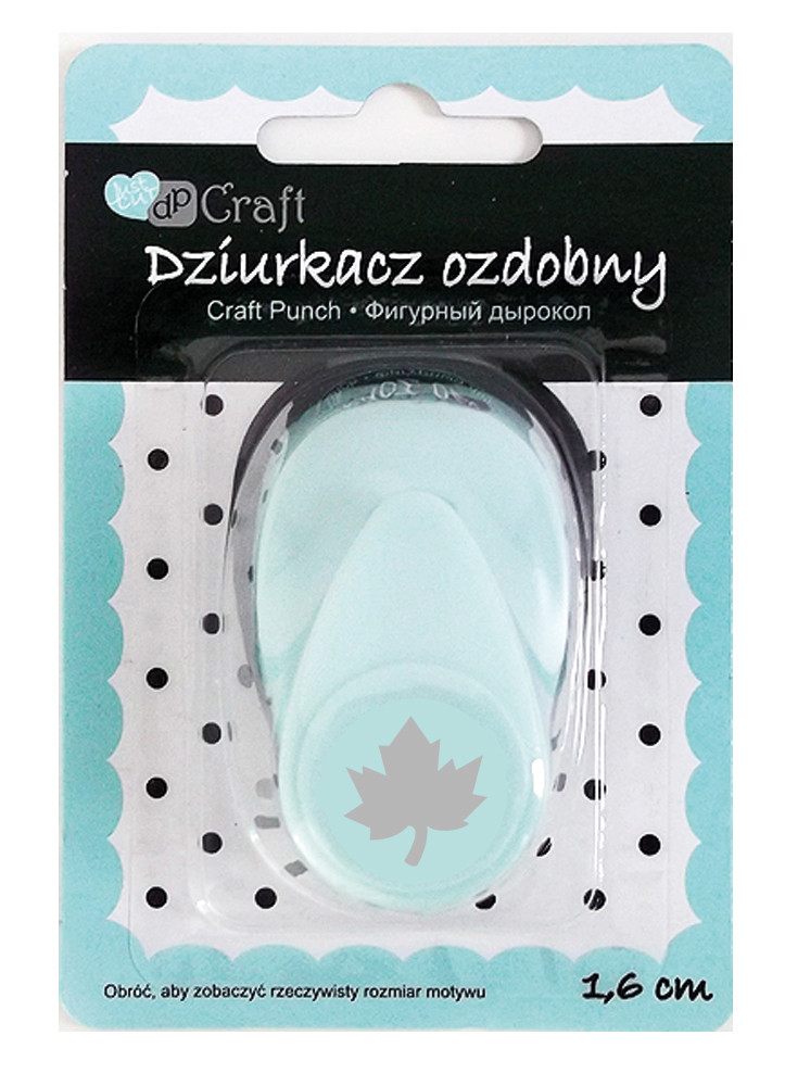 Dziurkacz ozdobny 1,6 cm Klon JCDZ-105-022 Dalprint