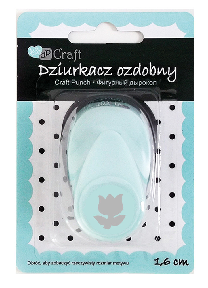 Dziurkacz ozdobny 1,6 cm Tulipan JCDZ-105-037 Dalprint