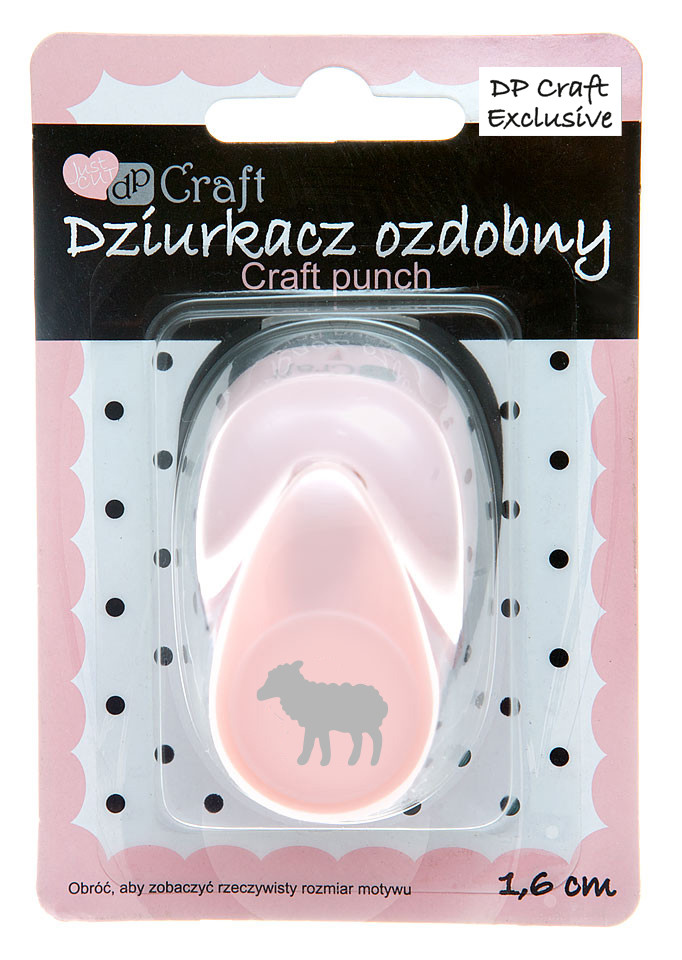 Dziurkacz ozdobny 1,6 cm Owieczka JCDZ-105-346 Dalprint