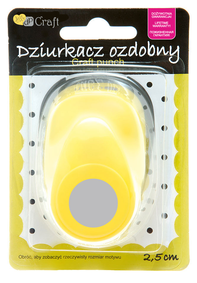 Dziurkacz ozdobny 2,5 cm Koło 2 JCDZ-110-010 dpCraft
