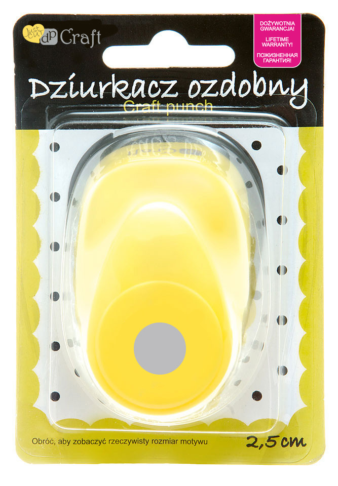 Dziurkacz ozdobny 1,9 cm Koło 3 JCDZ-110-114 dpCraft