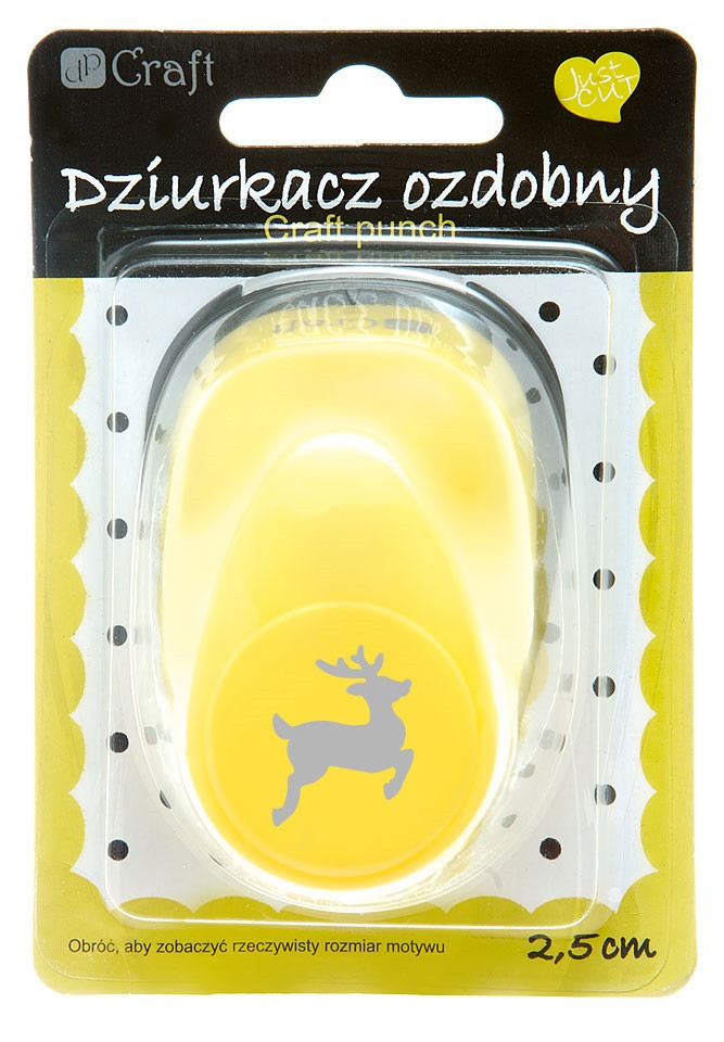 Dziurkacz ozdobny 2,5 cm Renifer JCDZ-110-260 dpCraft
