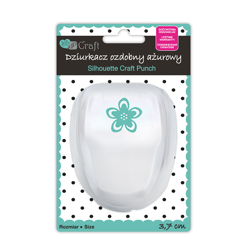 Dziurkacz ozdobny ażurowy 3,7 cm Kwiat JCDZ-515-002 Dalprint