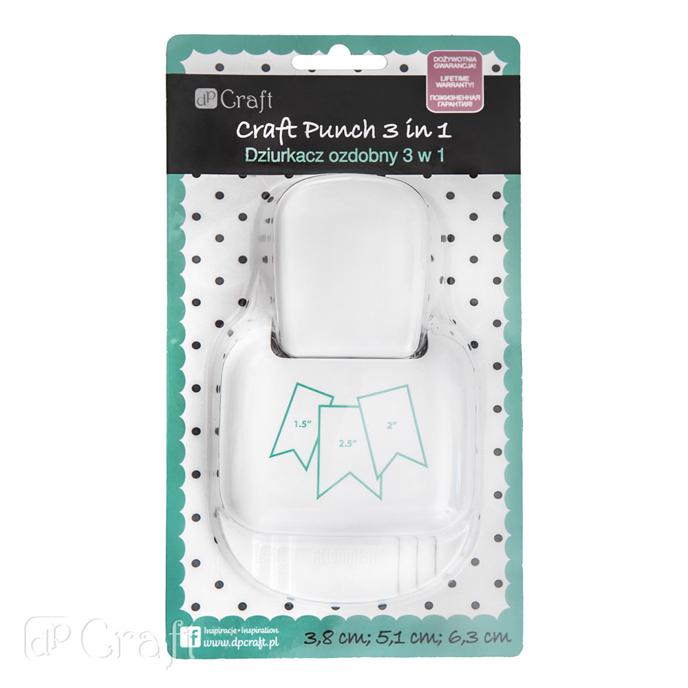 Dziurkacz ozdobny 3w1 Flaga JCDZ-810-001 Dalprint