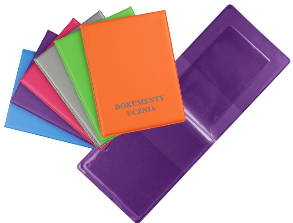 Okł. na dokum. ucznia pion mix new colours Biurfol KOD-11-00
