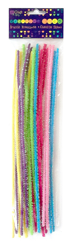 Druciki kreatywne Opalizujące 30 cm (18 szt.) KSDR-011 Dalprint