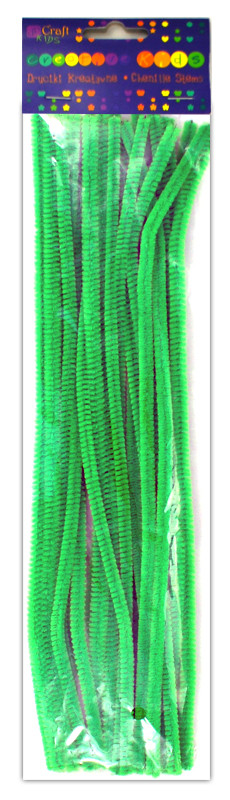Druciki kreatywne Zielone 30 cm (25 szt.) KSDR-017 Dalprint