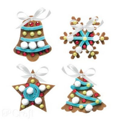 Zestaw kreatywny - świąteczne pierniki z filcu KSFI-020 Dalprint