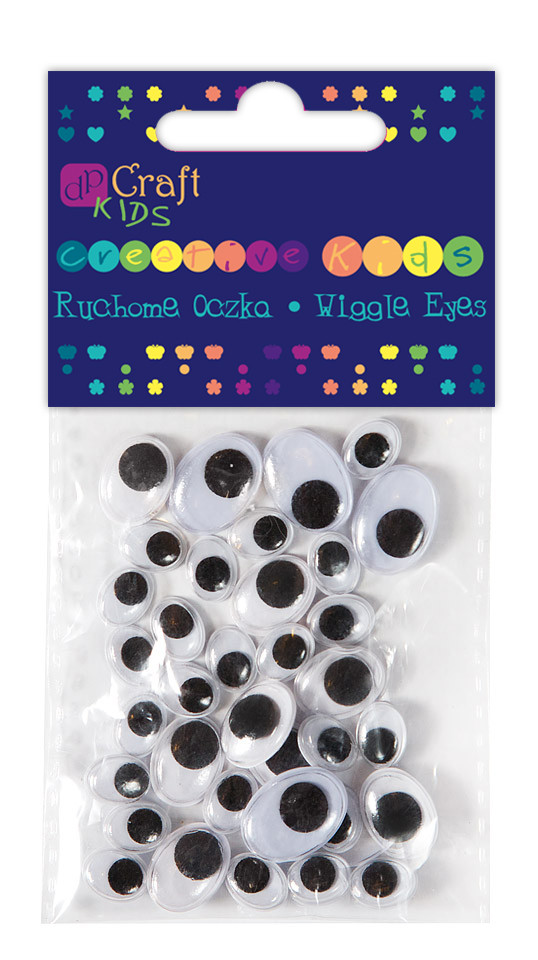 Ruchome oczka owalne MIX (36 szt.) KSOC-006 Dalprint