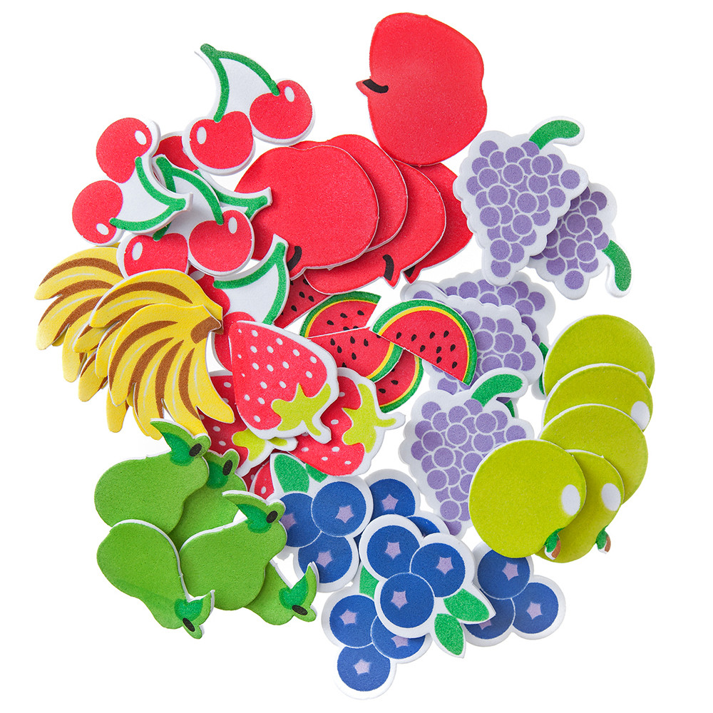 Naklejki z pianki owoce (45szt) KSPI-422 Dalprint
