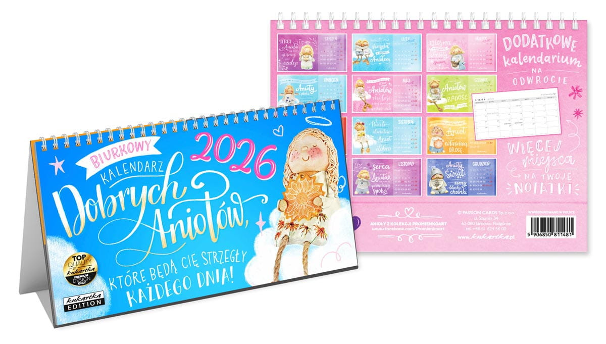 Kalendarz Biurkowy Dobrych Aniołów Passion Cards