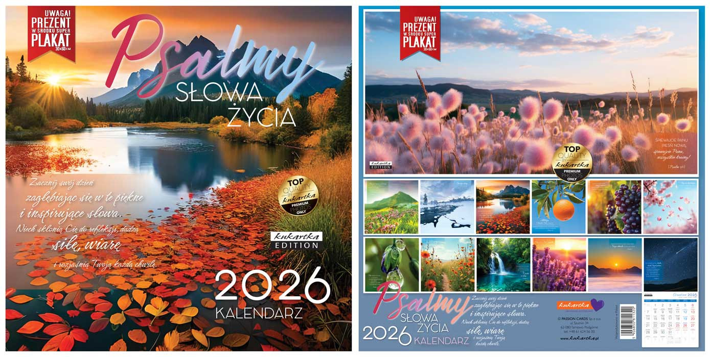 Kalendarz Classic Q Psalmy Słowa Życia Passion Cards