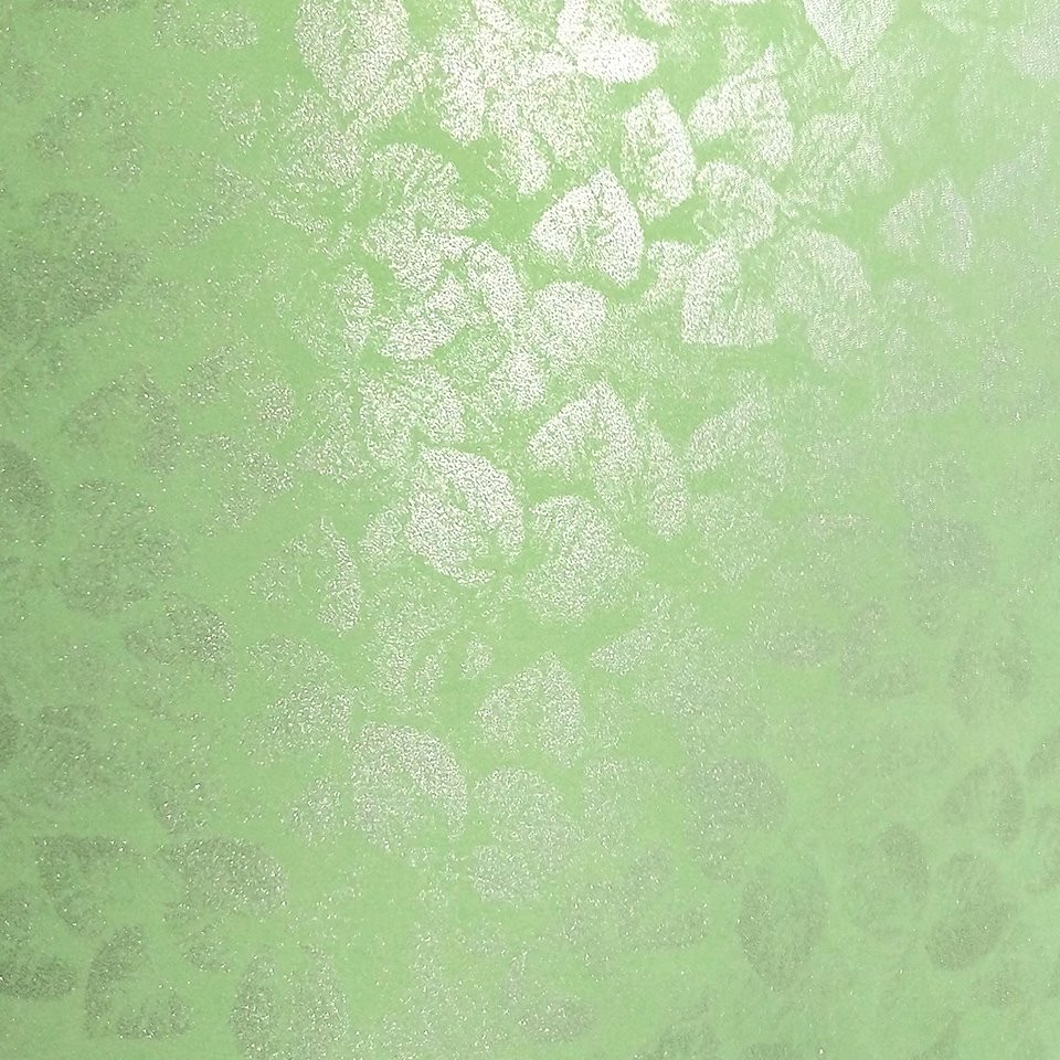 Karton ozdobny A4/20 liście jasnozielone Argo 250g