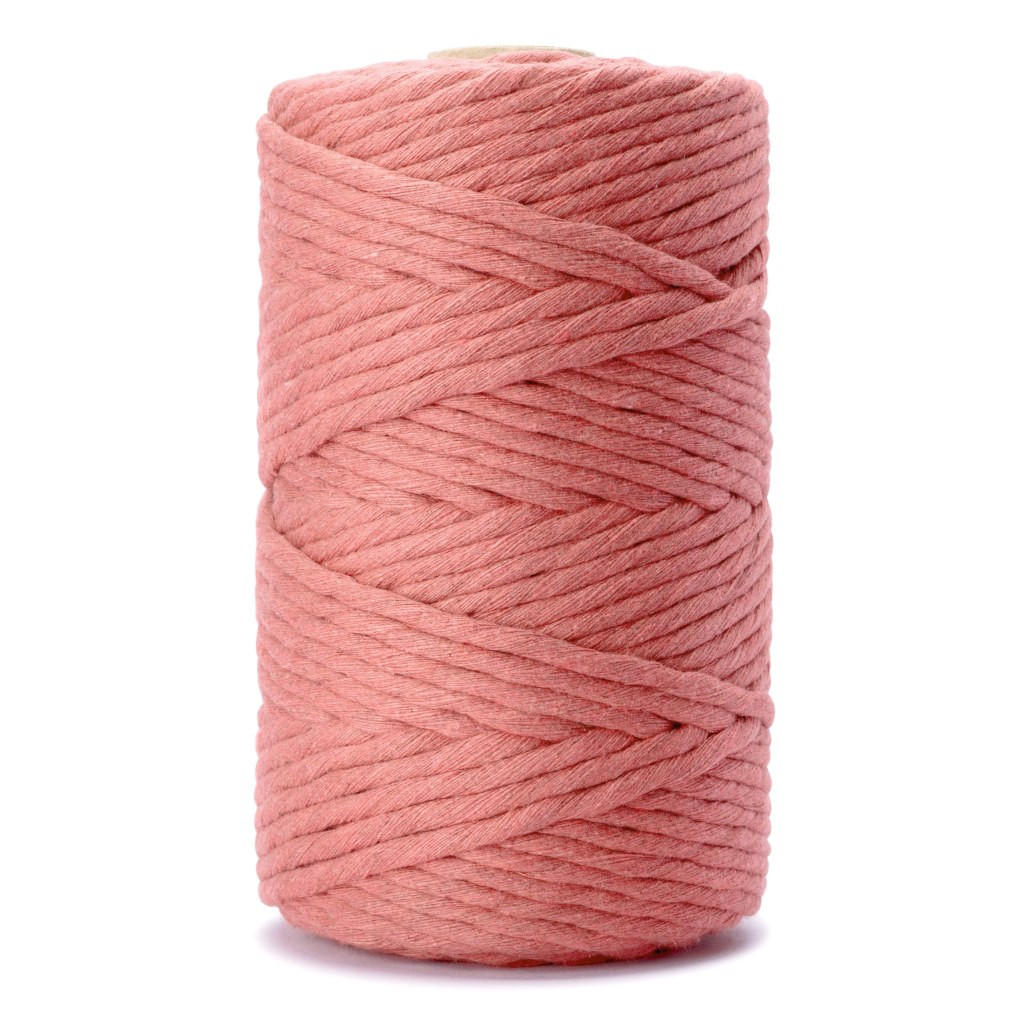 Sznurek bawełniany skręcany 5mm/100m brudny róż LIN-5-100-208 Dalprint