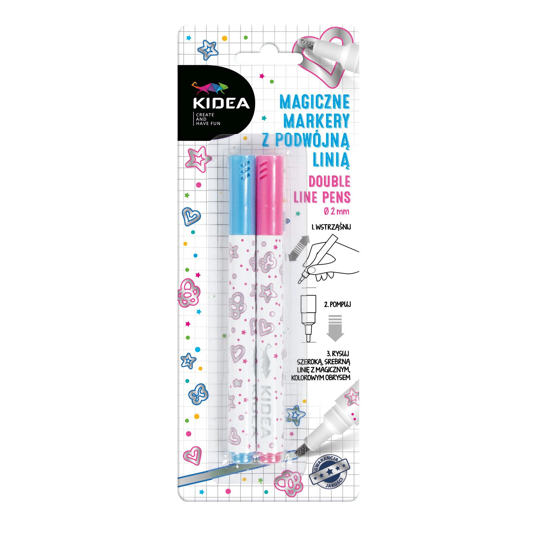 Marker magiczny 2 sztuki Kidea / Derform