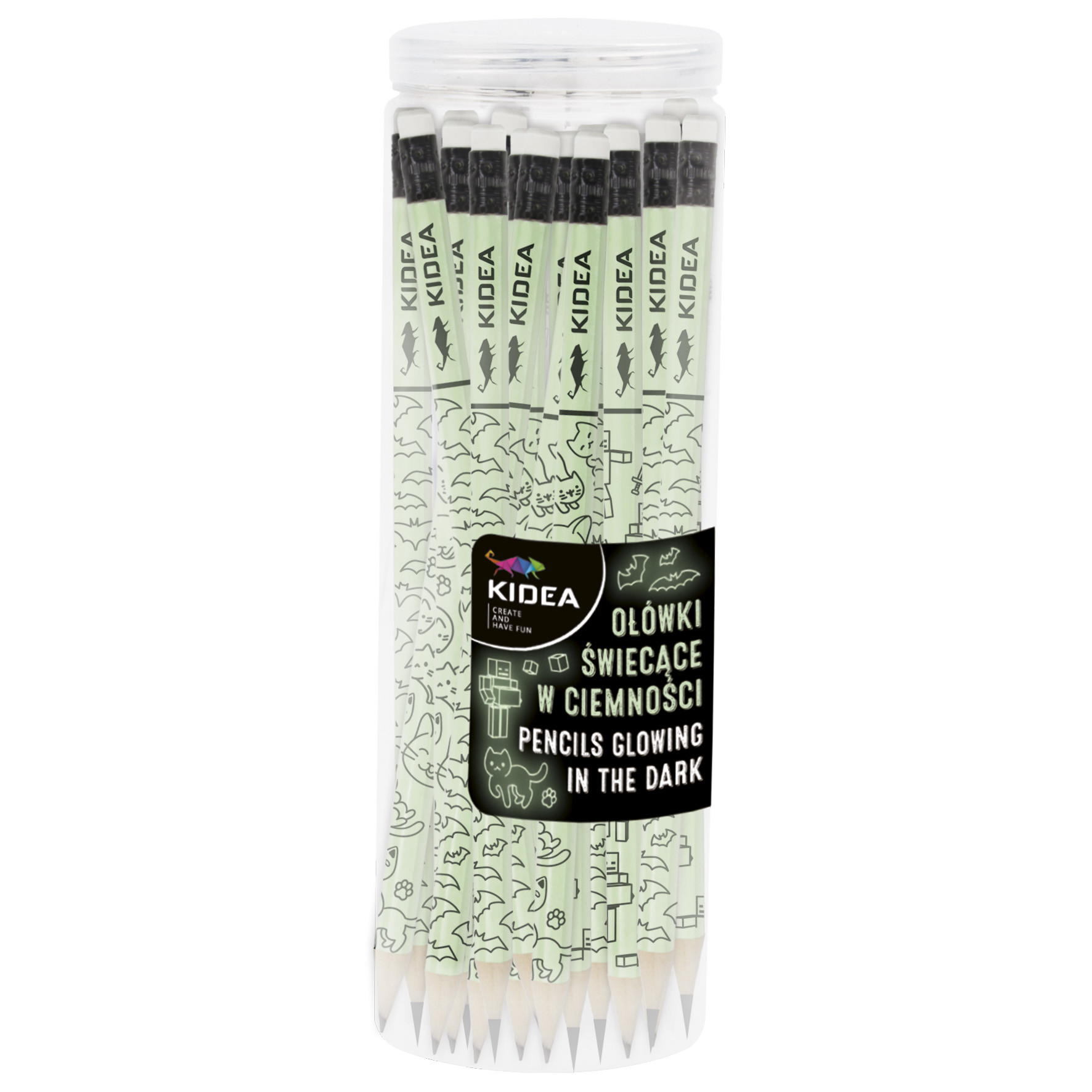 Ołówek świecący w ciemności 1szt. Kidea OSCKA Derform