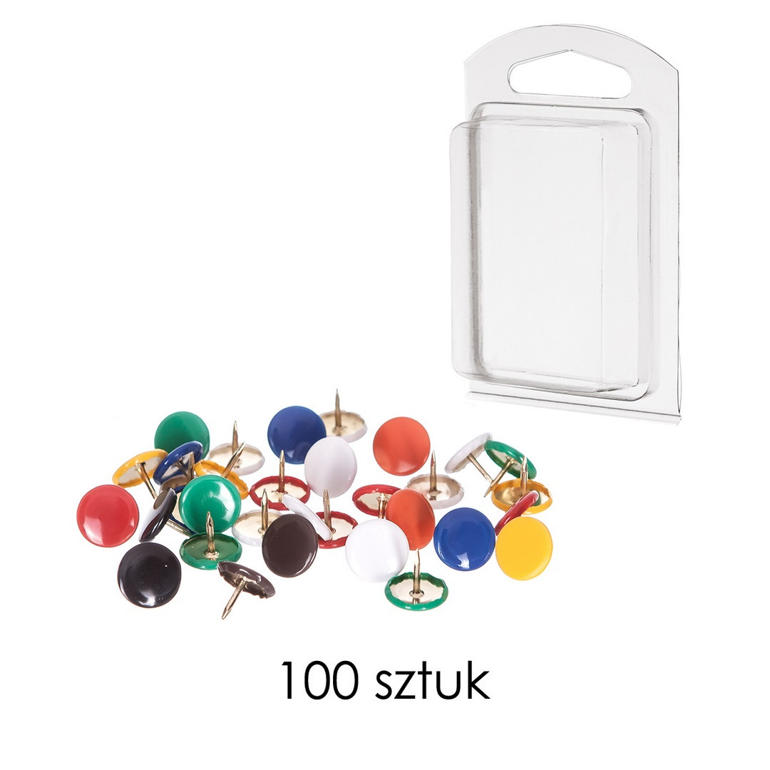 Pinezka kolorowa (100szt) PK102 Dalprint
