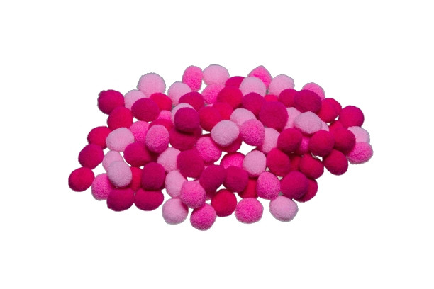 Pompony POM45 odcienie różowego 10mm Brewis