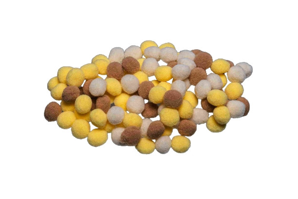 Pompony POM46 odcienie beżowego 10mm Brewis