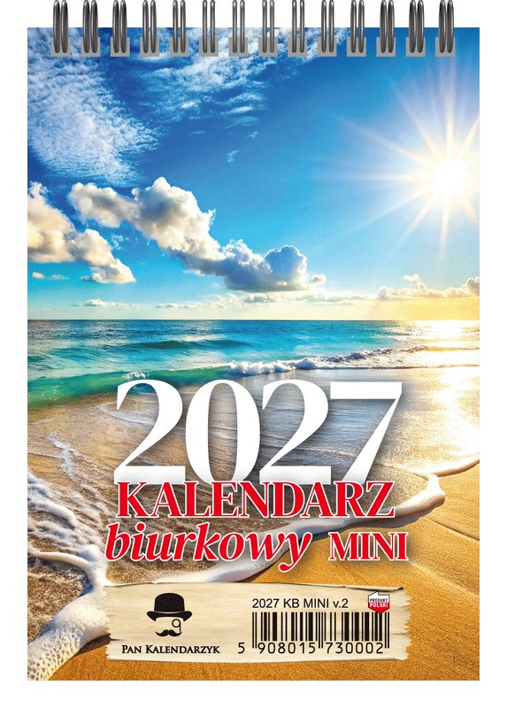 Kalendarz biurkowy pionowy tygodniowy mini KBA5-MINI Pan Kalendarzyk