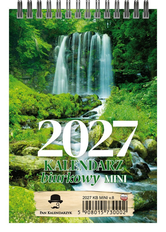 Kalendarz biurkowy pionowy tygodniowy mini KBA5-MINI Pan Kalendarzyk