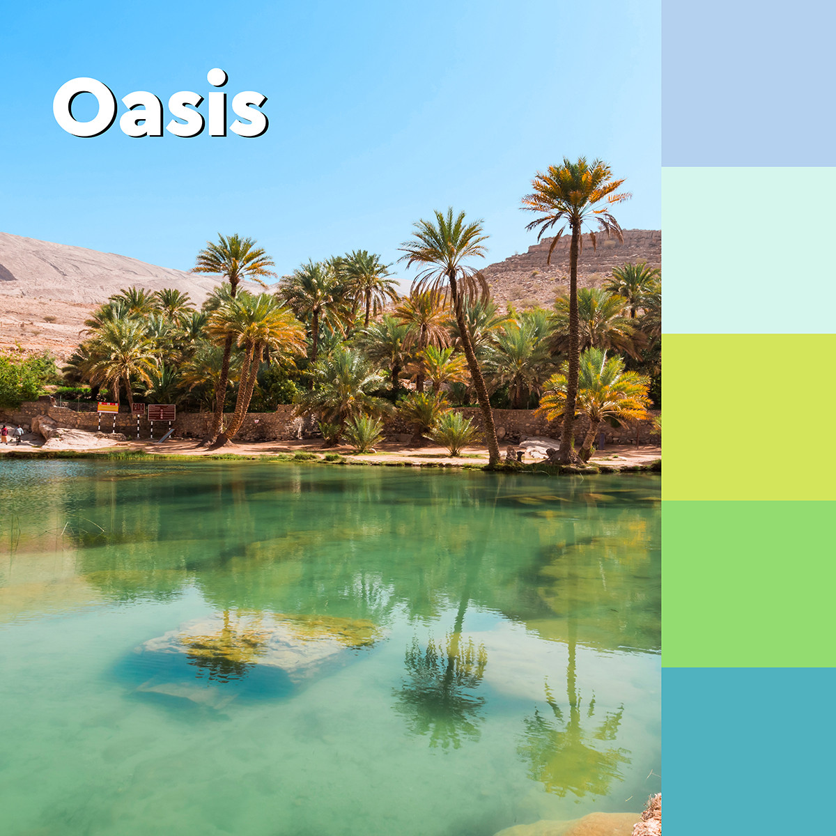 Karteczki samoprzylepne Post-it Super Sticky Z-Notes Oasis 76x76mm 5x90k