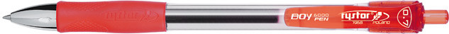 Długopis Rystor Boy Pen 6000, 443 czerwony