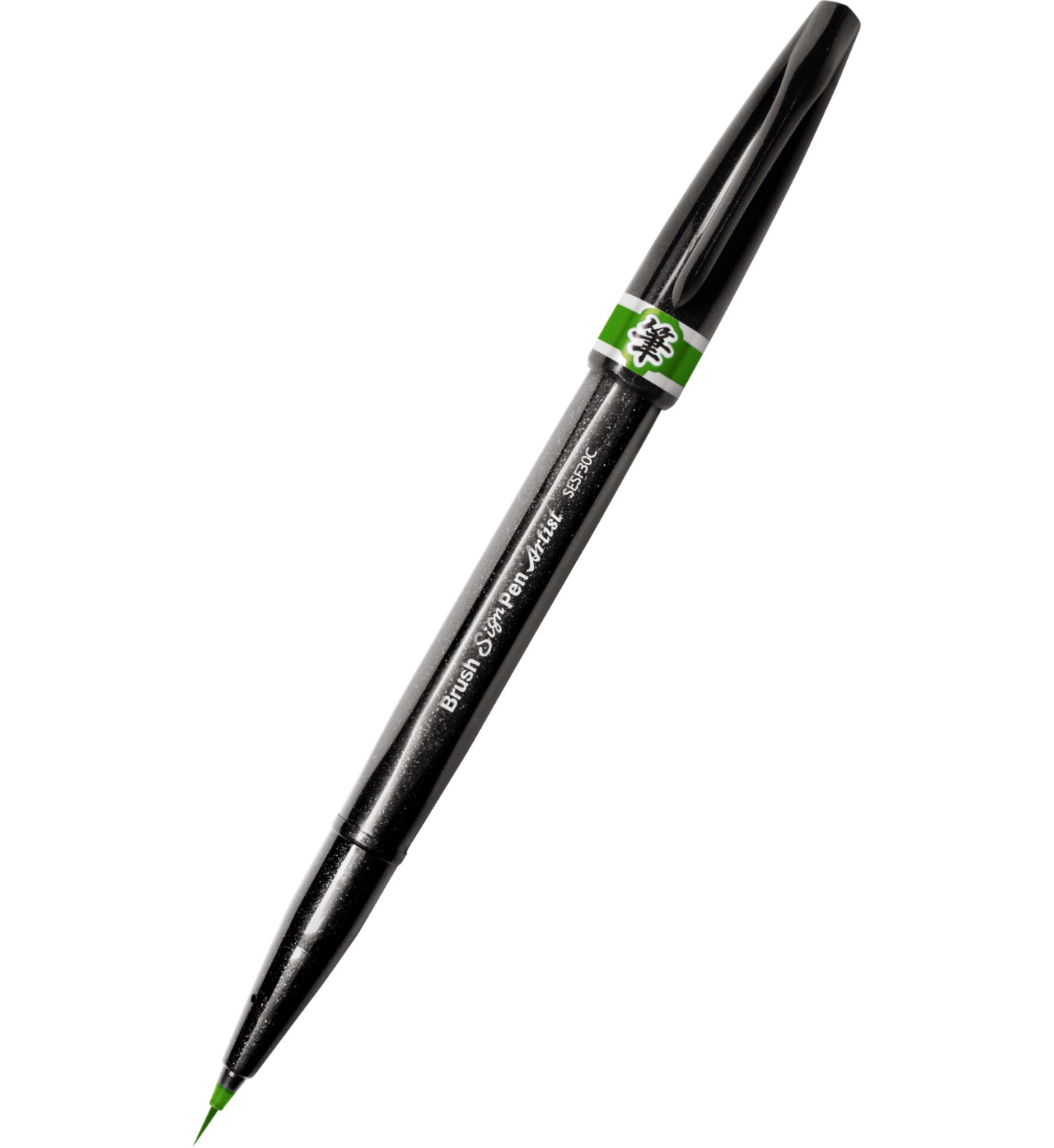 Pisak Brush Sign Pen Artist Pentel zielony
