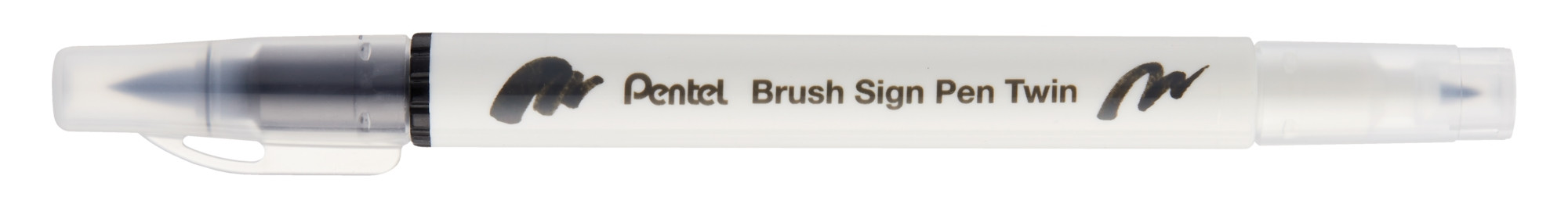 Pisak Brush dwustronna końcówka SESW30C-T101 Pentel Czarny