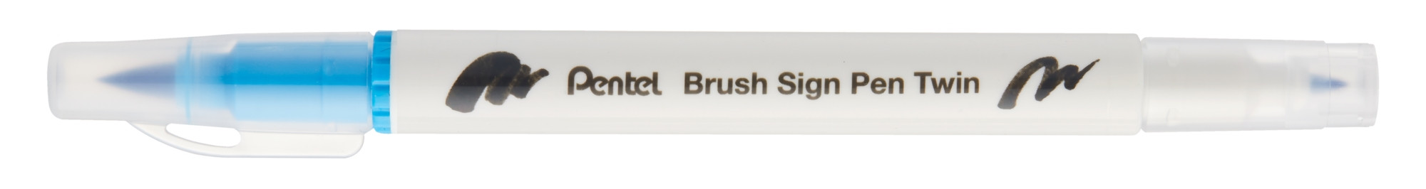 Pisak Brush dwustronna końcówka SESW30C-T110 Pentel Sky Blue